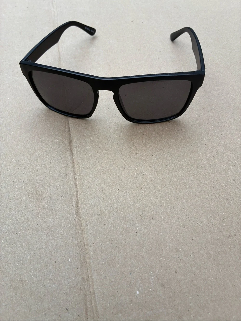 Classic Black Square Sunglasses with Dark Lenses